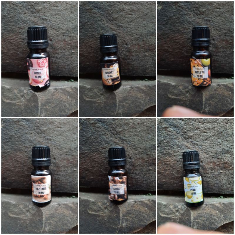 bibit parfum fragrance/essential oil/essence/donut whiskey apple pie hazelnut coklat pear