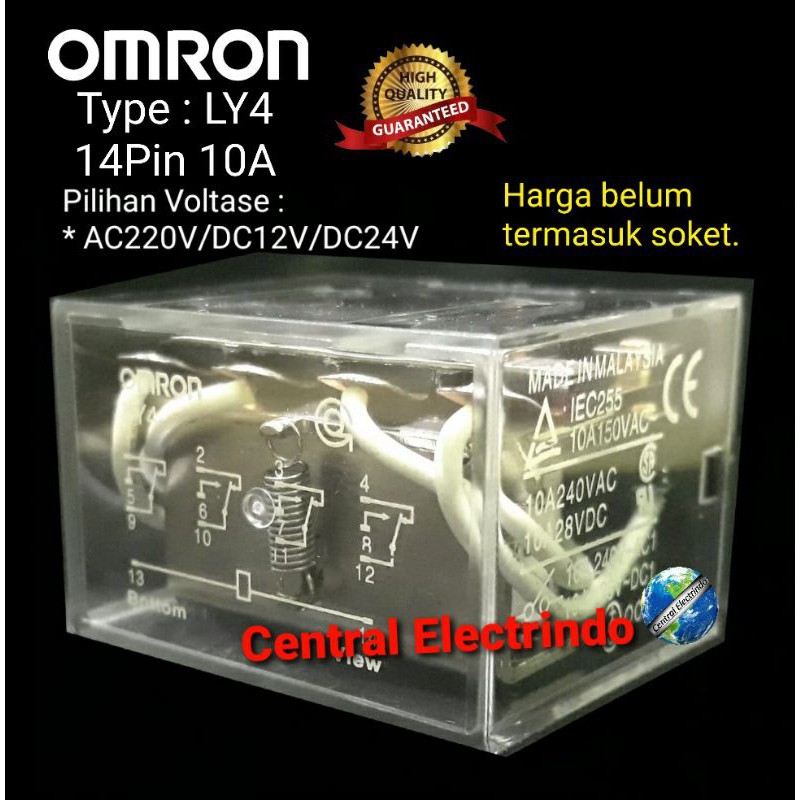 Relay Omron LY4 14Pin 10A.