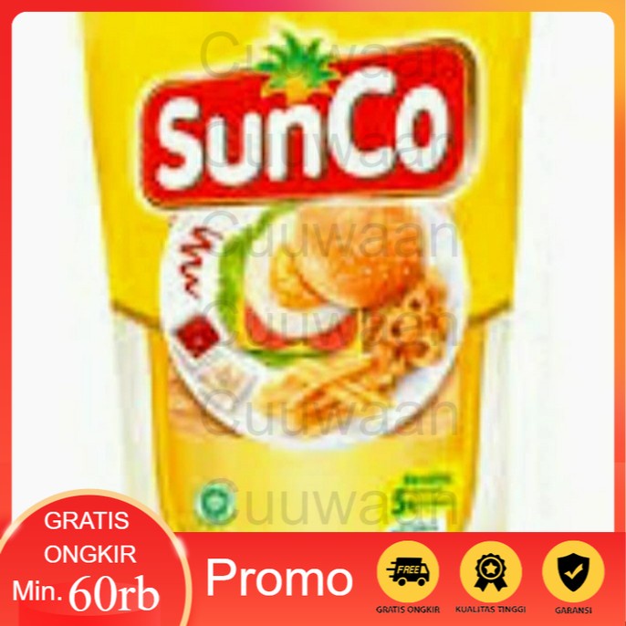 

Minyak Goreng Sunco 1 liter Pouch