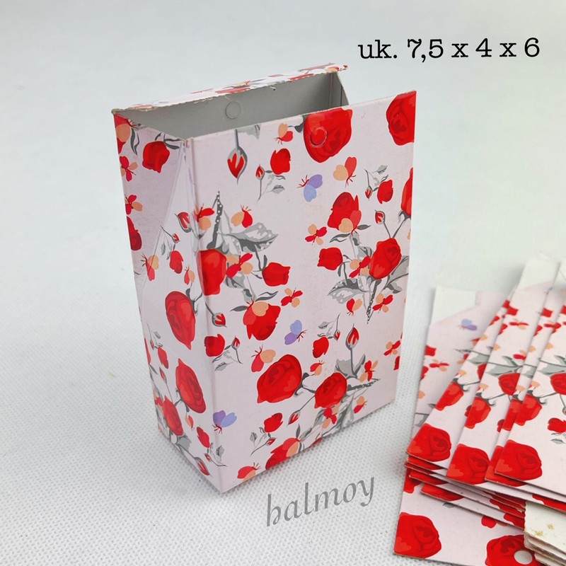 

GIFT BOX SOVENIR BOX TEMA BUNGA UK. 7.5 X 4 X 6 CM