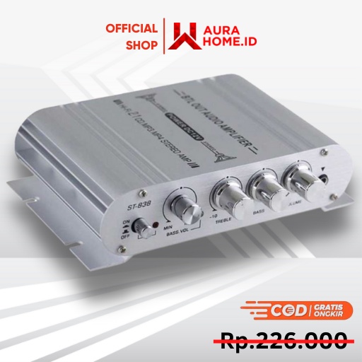 Amplifier Audio Speaker Spiker Subwoofer Home Theater Extra Full Super Bass Ngebass Hifi Stereo Indo