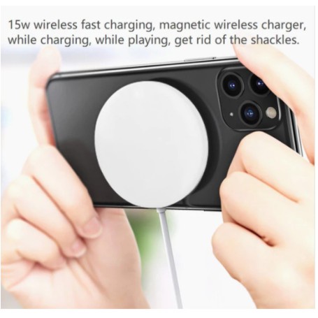 Magnetic Wireless Charger 15W Fast Charging / Wireless Charger Magnetik wireless