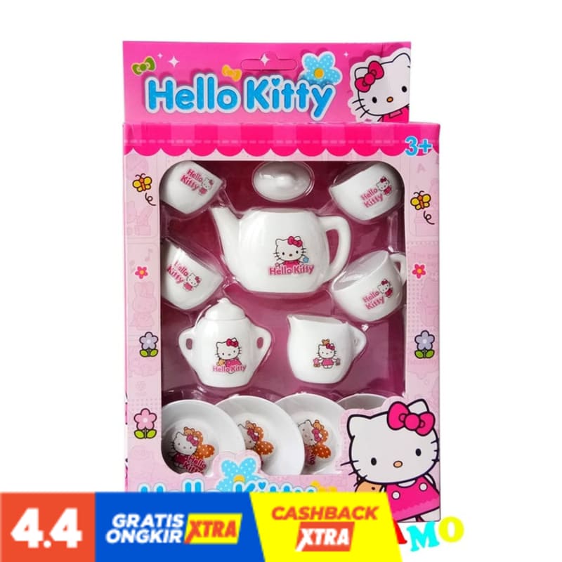 SUPER PROMO TEA SET HELLO KITTY TERMURAH