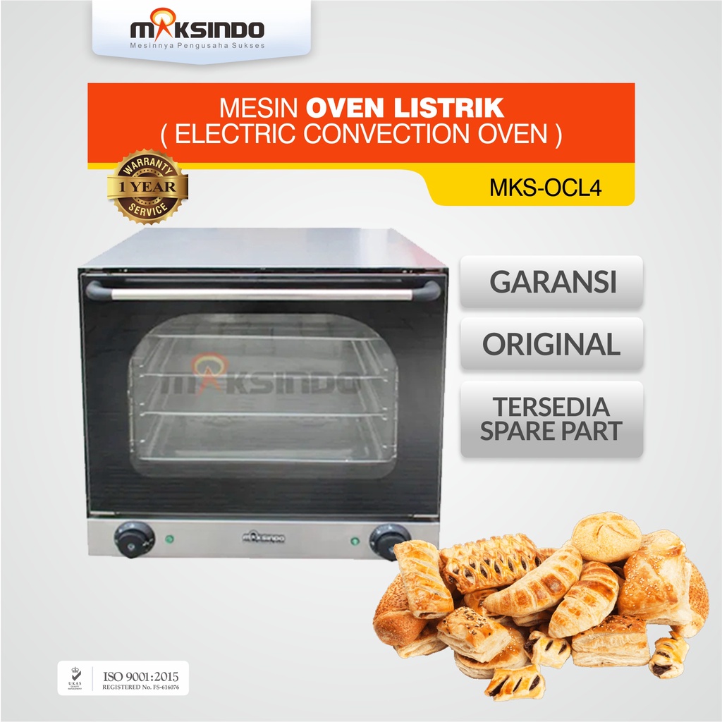 Maksindo Mesin Oven Listrik (Electric Convection Oven) MKS-OCL4