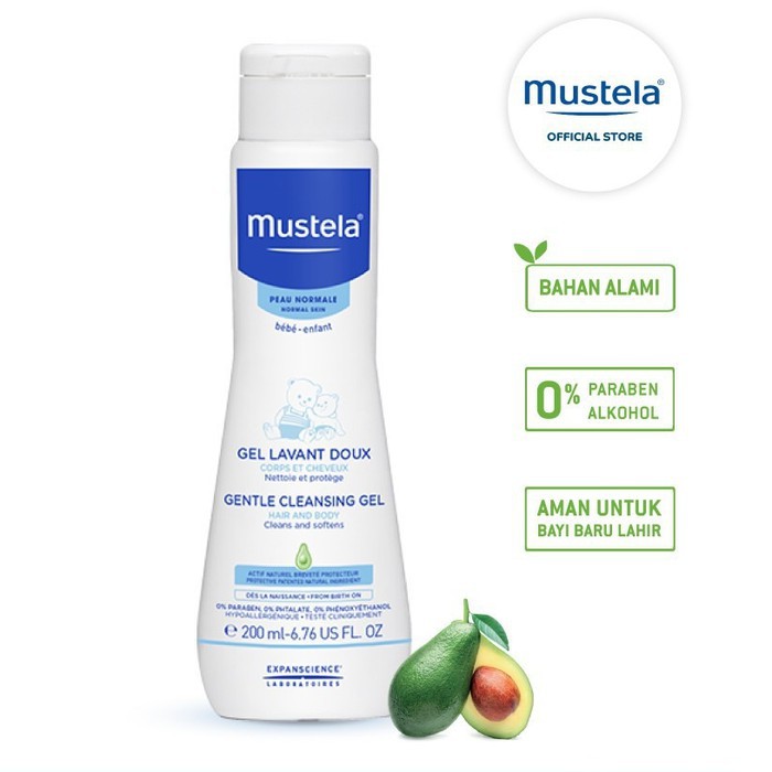 Mustela Bebe Gentle Cleansing Gel / Gel Sabun Bayi (Tersedia varian ukuran)