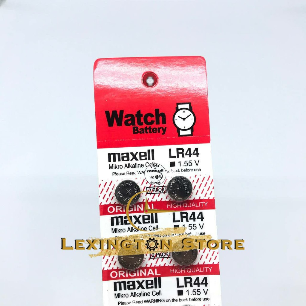 Baterai Maxell LR44 Original / Baterai Jam Maxell LR44
