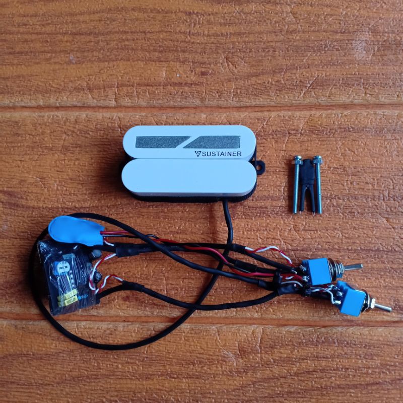 Sustainer Pickup Guitar Model Sustainiac Putih 3 Mode untuk gitar Listrik ibanez,schecter,Gibson || 