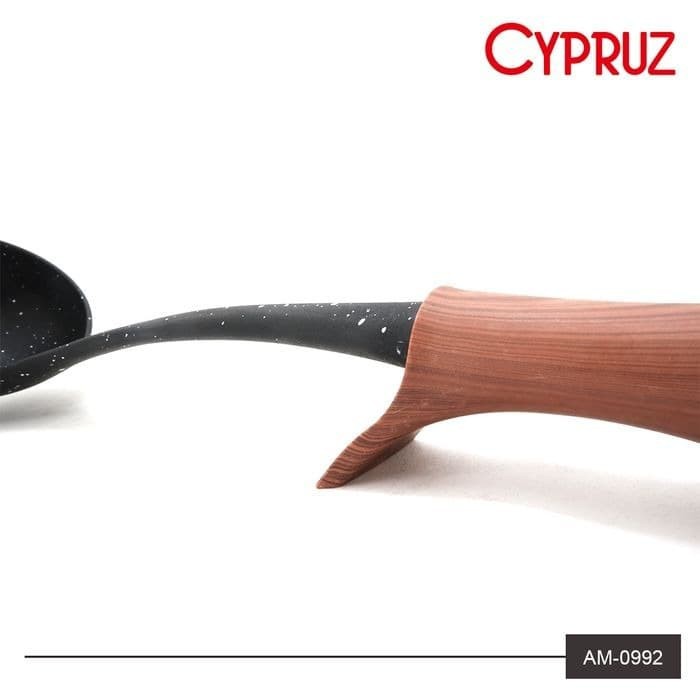 CYPRUZ AM 0992 - Utensil Gaggang Coklat Kayu Ladle