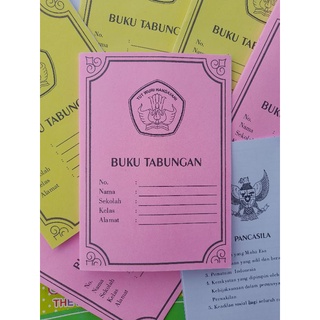 Jual Buku tabungan Anak SD TK Paud Murah Universal Bisa Custom Nama ...