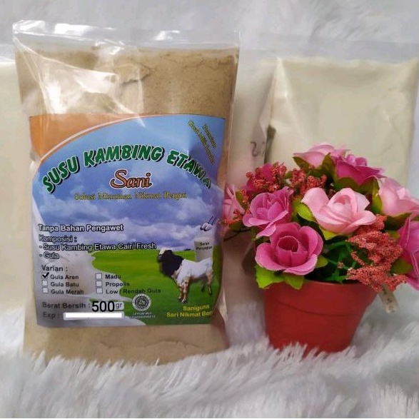 

Susu kambing etawa 500gram gula aren gula batu gula merah madu