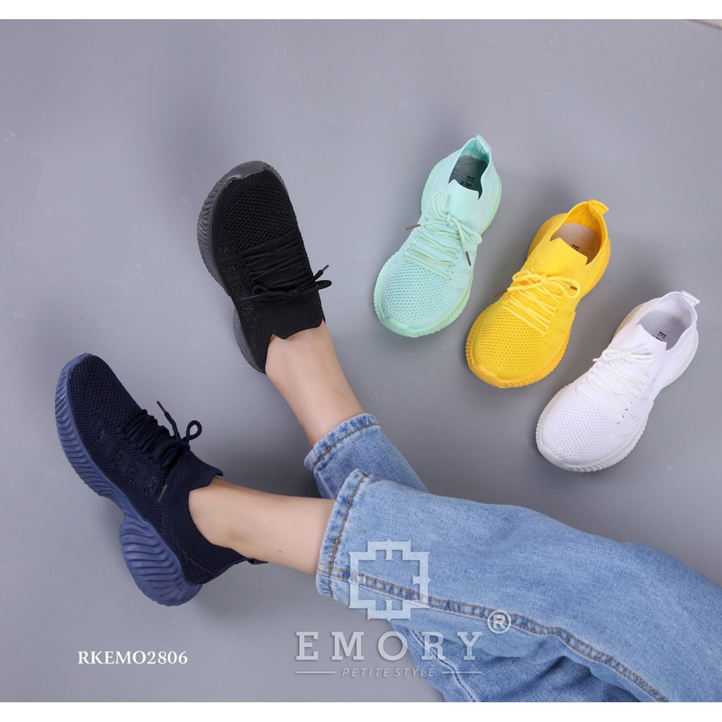 Sepatu wanita Emory Flyknit Sneakers RKEMO2806 original brand / sepatu import batam model terbaru