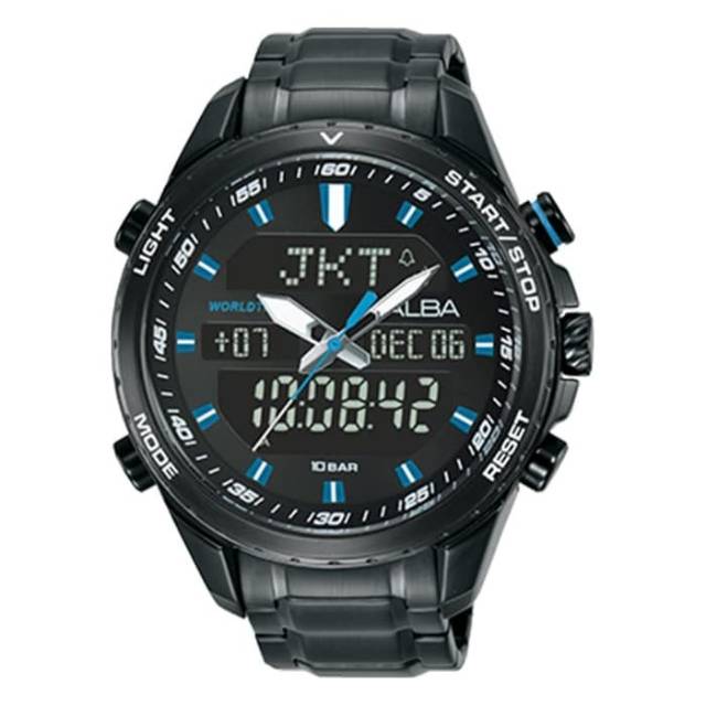 Jam Tangan Pria Alba AZ4055 Analog Digital Watch Original AZ4055X1