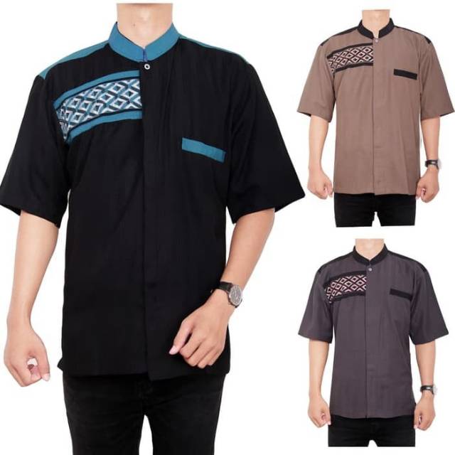 Budiman baju koko lengan pendek