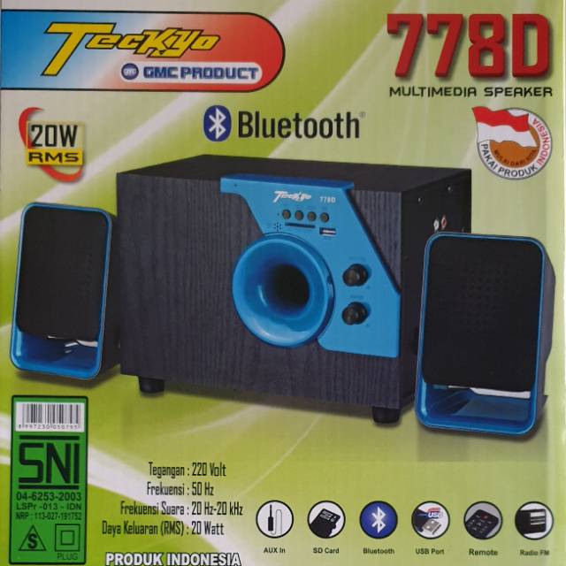 Speaker GMC Teckyo 778D / Speaker Bluetooth
