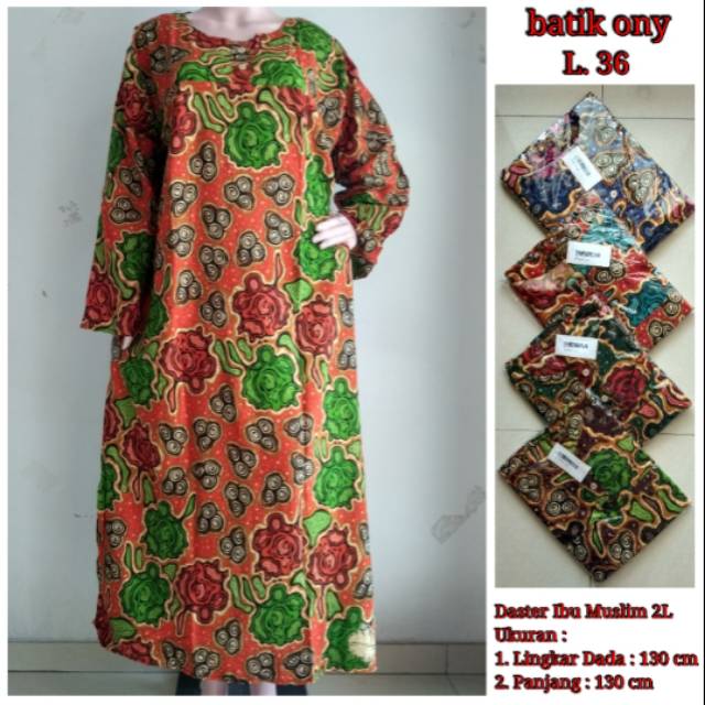 Daster Muslim Super Jumbo 2L  LD 130