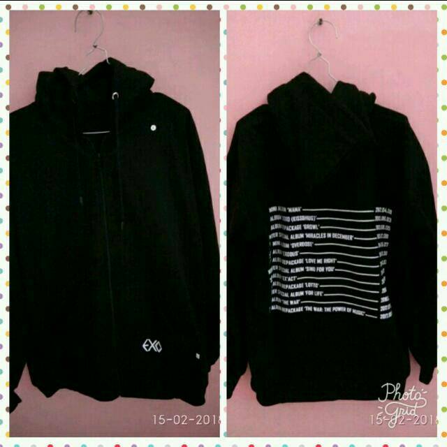 Jaket exo elyxion seoul hoodie/jaket exo seoul elyxion/jaket exo cowok /jaket cewek exo
