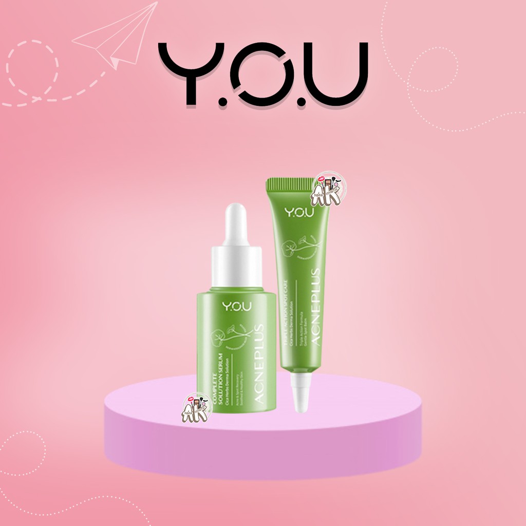 Y.O.U ACNEPLUS COMPLETE SOLUTION SERUM / ACNEPLUS TRIPLE ACTION SPOT CARE