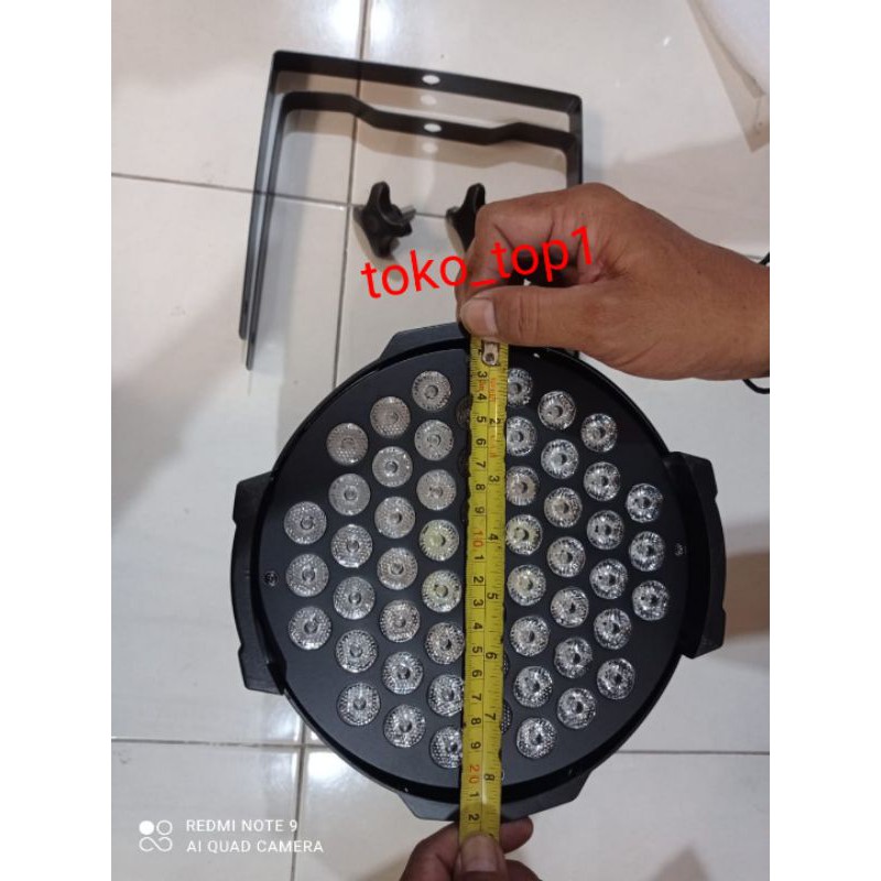 lampu panggung 54led Flat par light disco 54w RGB/54led FULL COLOUR /lampu tembak dekorasi sorot