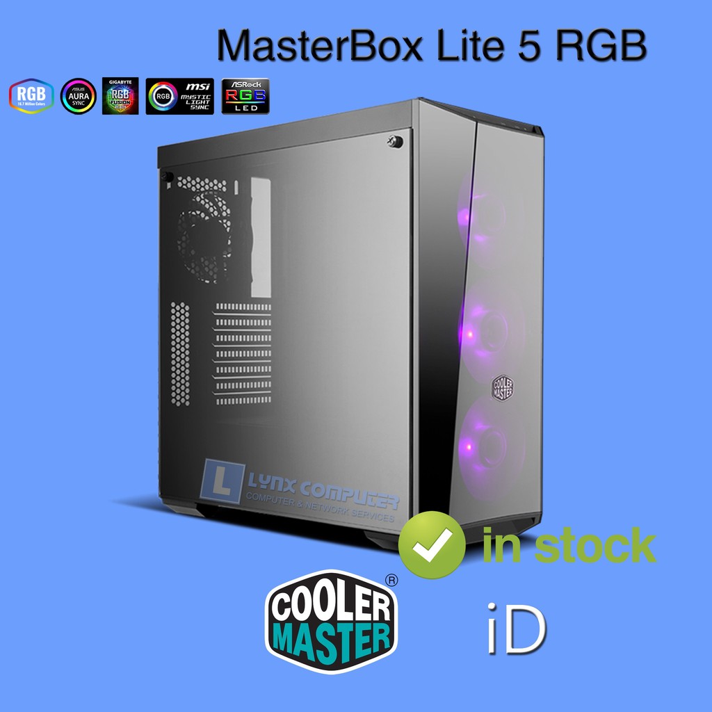 Cooler Master Masterbox Lite 5 Rgb Shopee Indonesia