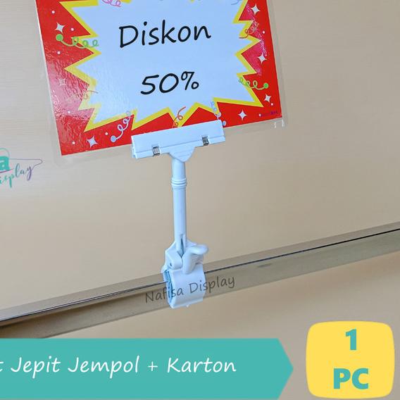 

★ Set Jepitan Dan Stiker / Papan Harga / Obral / Sale ◘