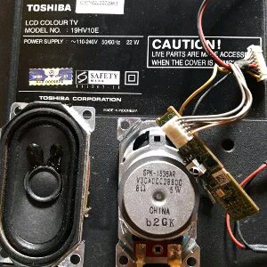 speaker tv toshiba 19hv10 e -9hv15e-speaker tv 19 inch
