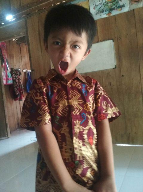 Batik Couple Keluarga Maura Gamis Prodo Modern Seragam Gayatri Kerja Sania Ori Ramadhani Rafa Family