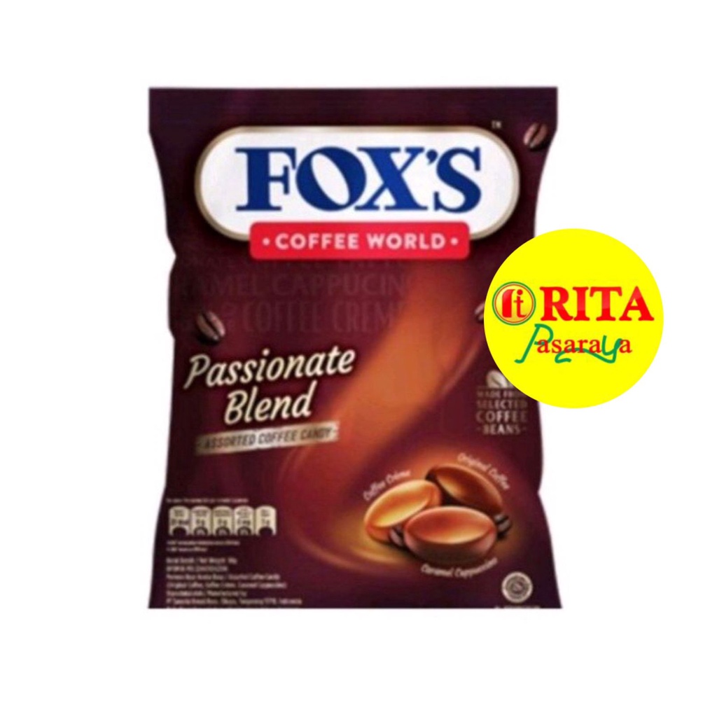 

Fox's Coffee World Passionate Blend Assorted Coffe Candy 90gr