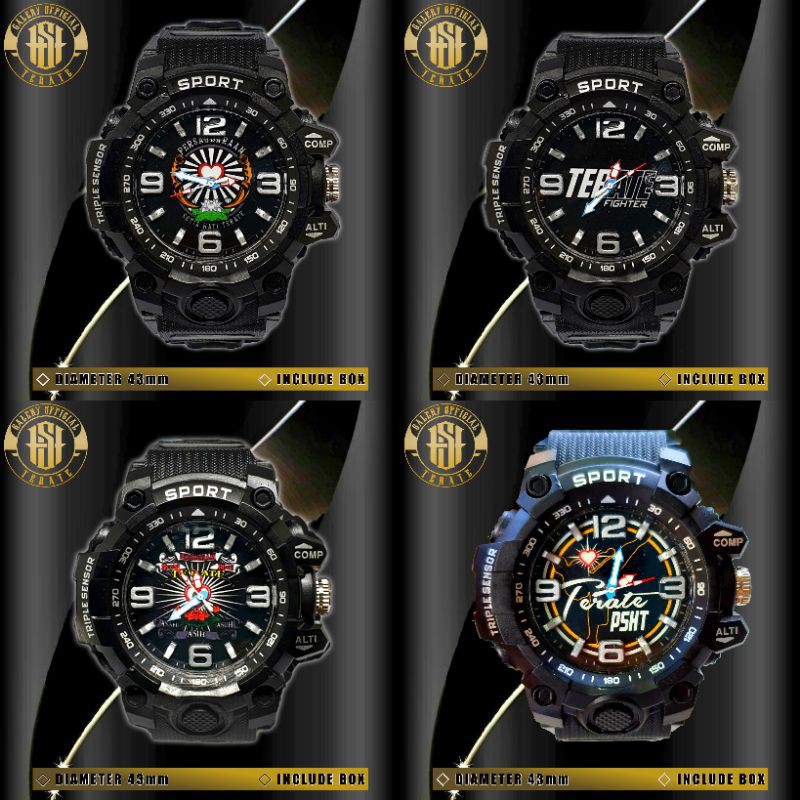 JAM TANGAN PSHT ANTI AIR JAM TANGAN TERATE