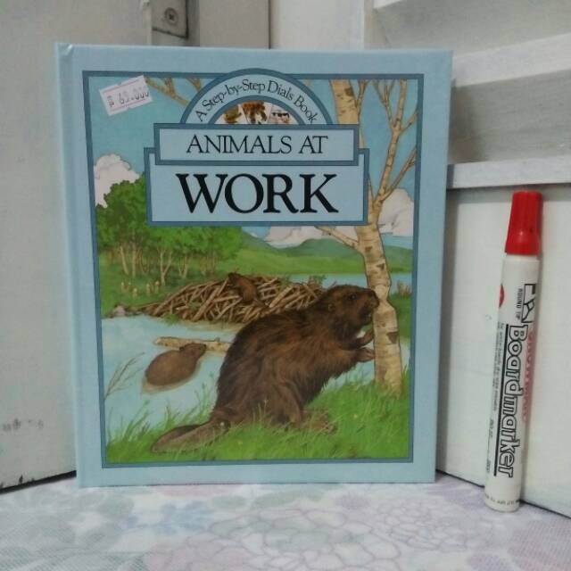 animals at work | alfabetbooksale | turn the wheel book | buku anak import