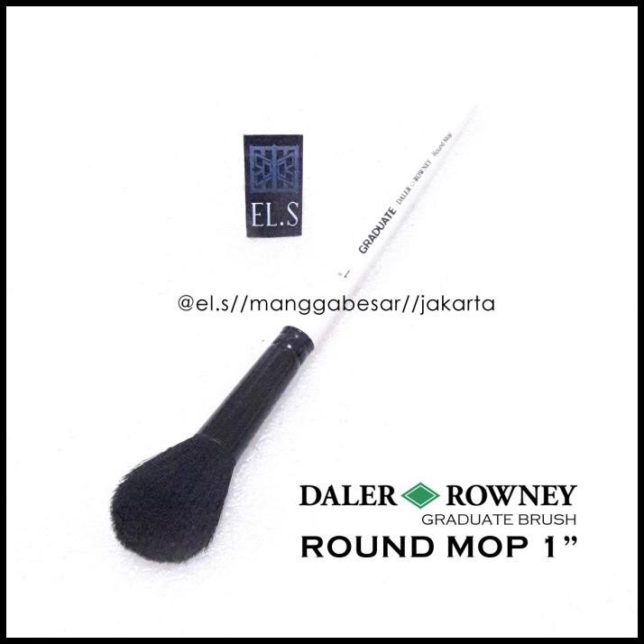 

Cuci Gudang Daler Rowney Graduate Brush Round Mop 1" (Kuas Lukis)