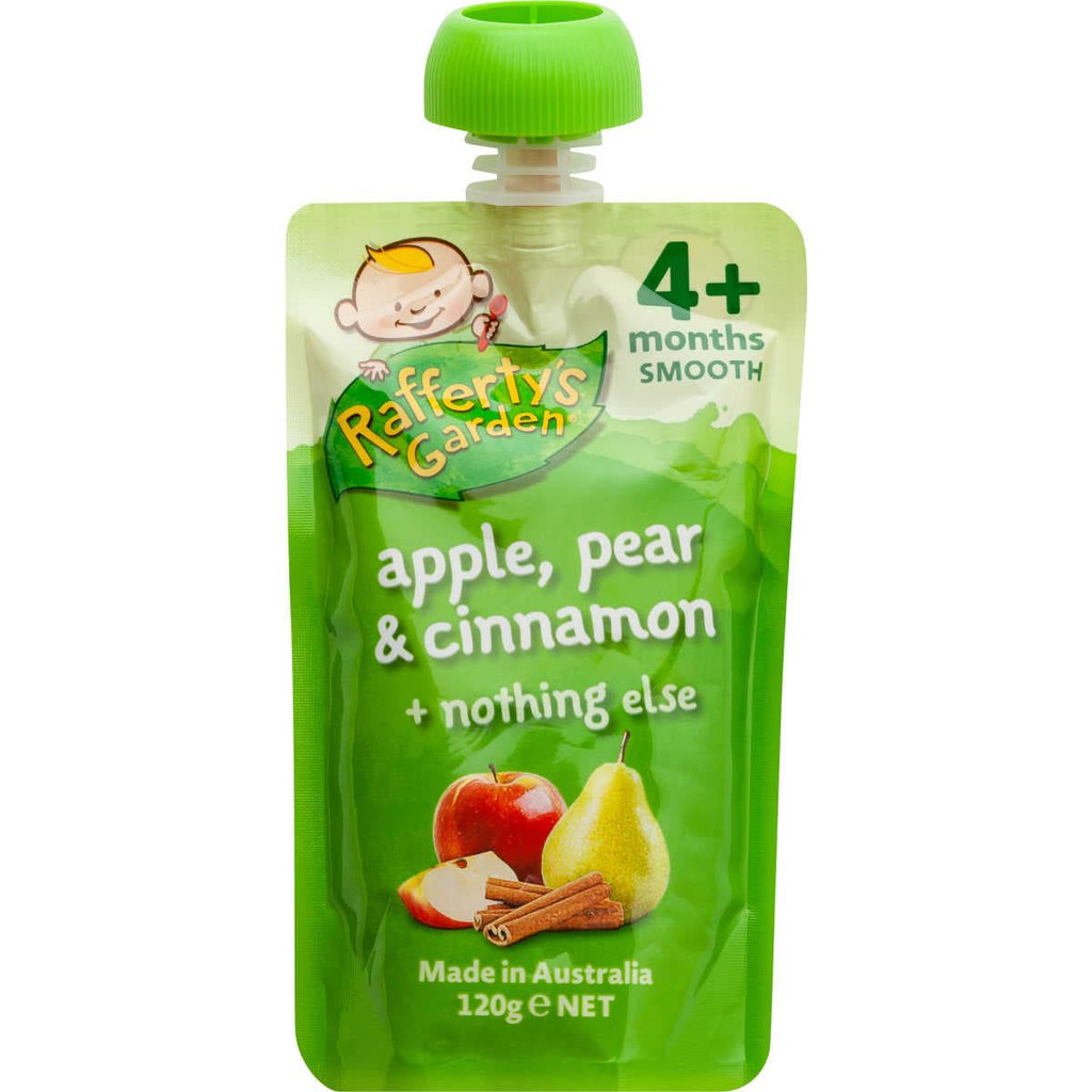

Rafferty's Garden Apple, Pear & Cinnamon 4+ - 120g