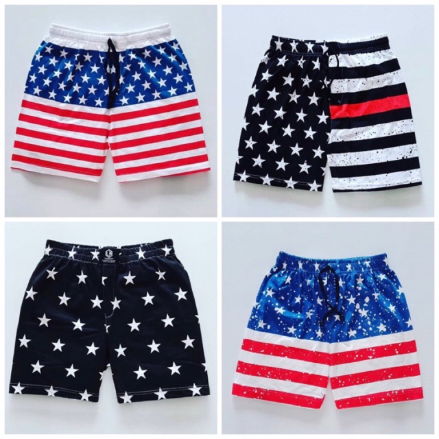 BOXER MOTIF BENDERA AMERIKA|Celana Pendek Motif Amerika