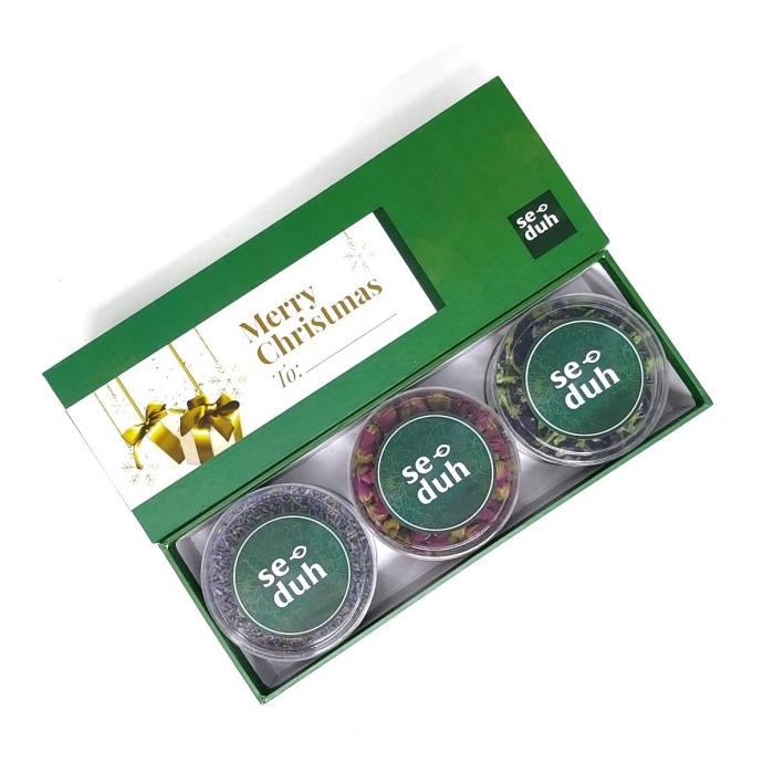 

Christmas Hamper Gift Box / Hampers Edisi Natal Set A - SEDUH Tisane