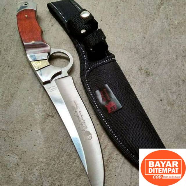 Cod Pisau outdoor pisau survival pisau berburu pisau columbia A 10