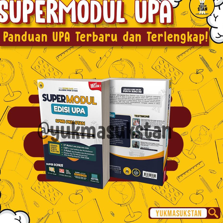 Bagus Dipakai.. [EDISI TERBARU] BUKU USM PKN STAN TERLARIS - SUPERMODUL UJIAN POTENSI AKADEMIK (UPA)