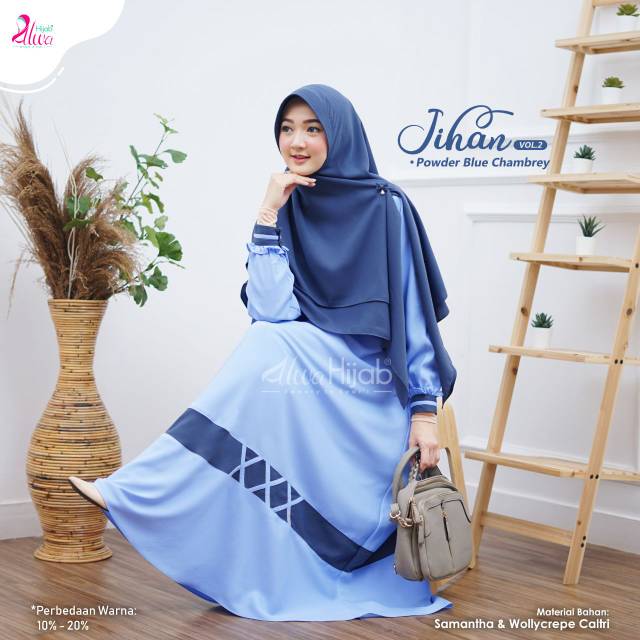 GAMIS JIHAN SET KHIMAR II  ALWA HIJAB