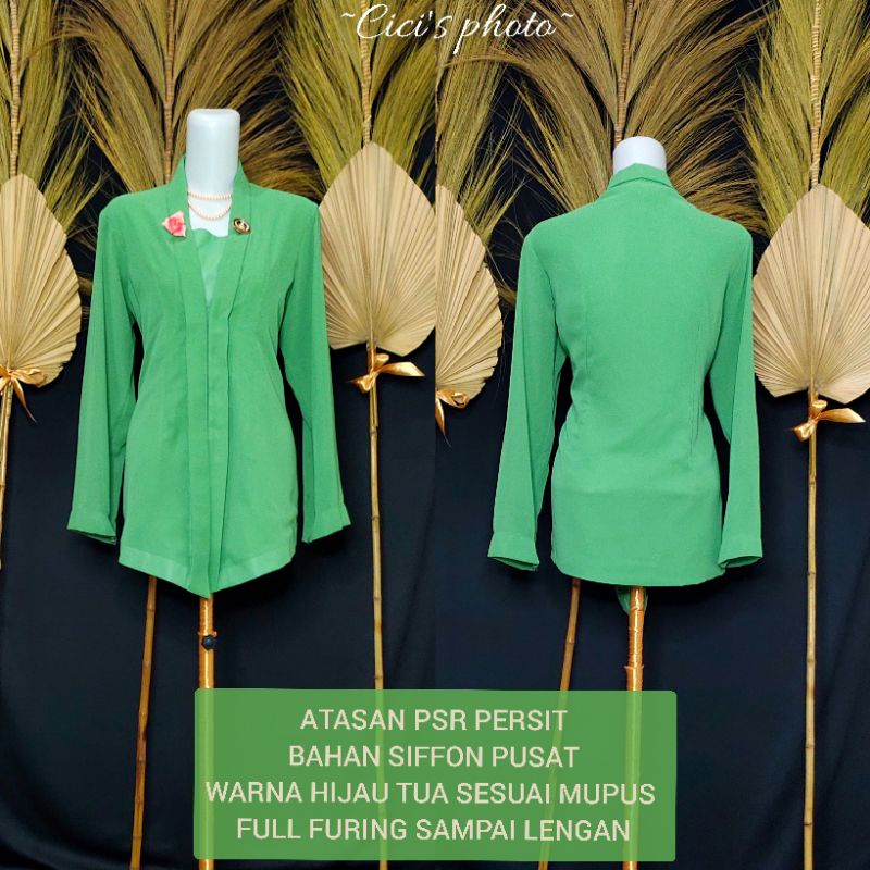 BAJU PSR PERSIT SESUAI MUPUS ( Bahan sifon pusat ceruty, full furing sampai lengan )