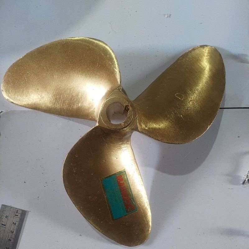 kipas perahu kuningan d.12 propeller baling baling kapal perahu
