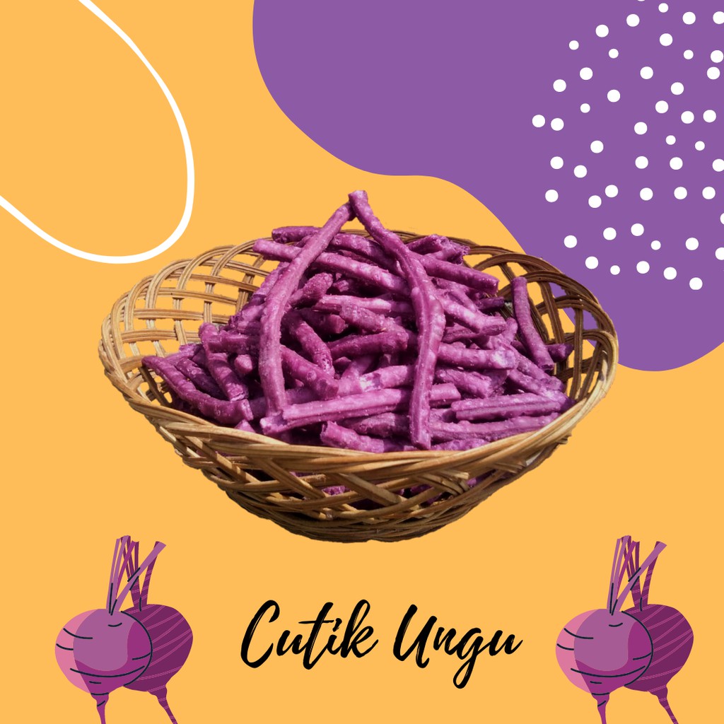 

CemalCemil - Cutik Ungu 500 gram *BELI EXTRA BUBBLE WARP UTK LUAR KOTA*