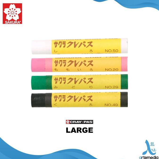 

Krayon Sakura Cray-Pas Large Crayon Oil Pastel Satuan - HITAM