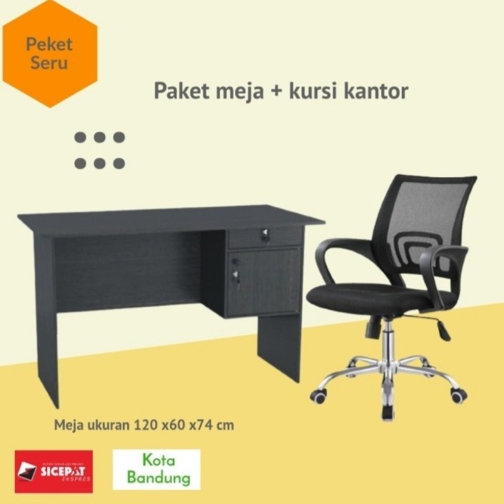 meja kantor meja tulis meja kerja kursi kantor jaring murah
