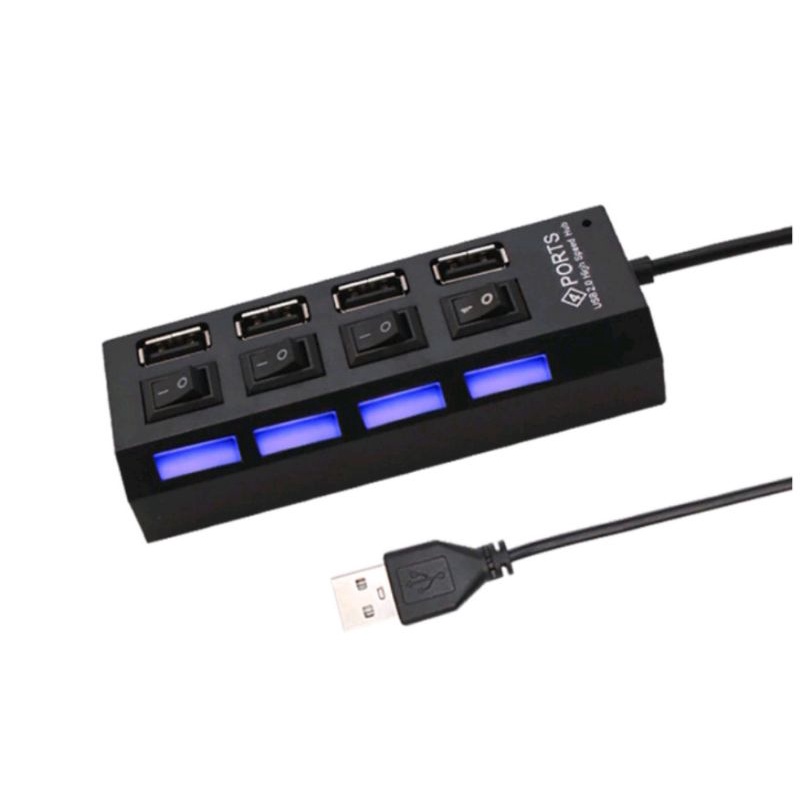 0USB Hub Saklar 4 Port On/Off High speed/Sambungan USB Extension 4 Port &amp; 7 port