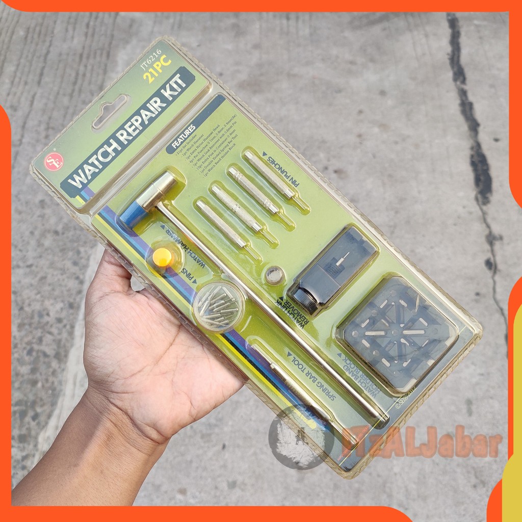 Watch repair kit paket alat servis jam Pemotong rantai komplit T21