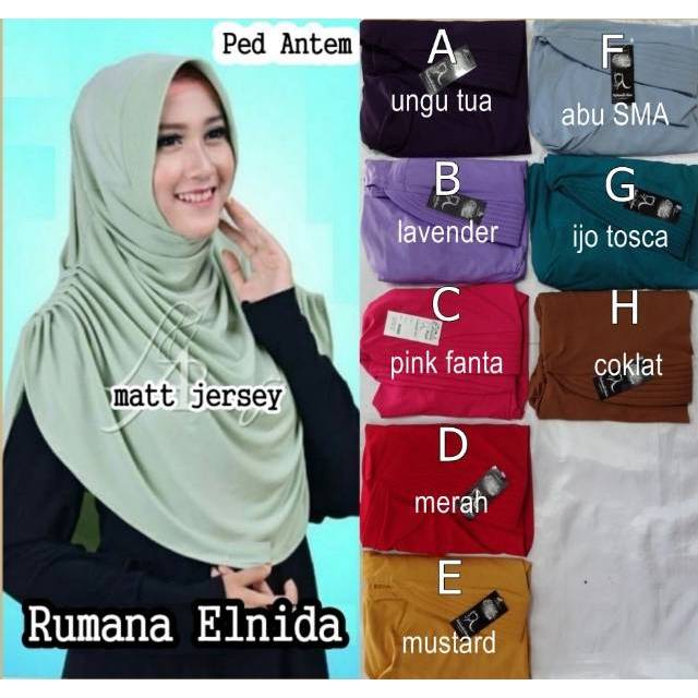 Jilbab Rumana Elnida Hijab Rumana Elnida Kerudung Rumana Elnida