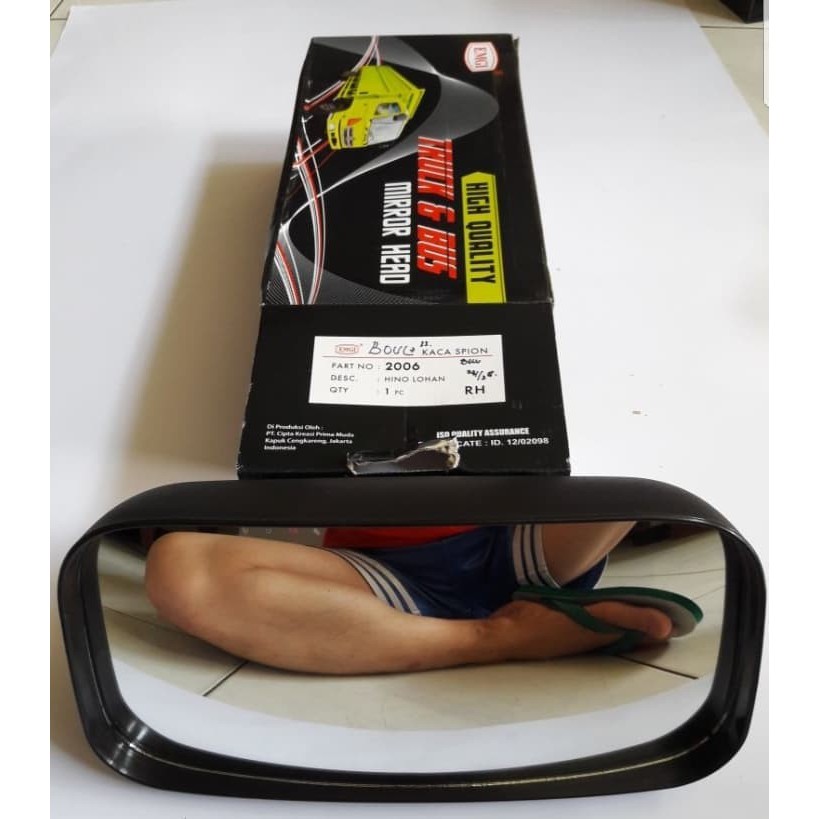 Kaca Spion Truck / Truk Hino Lohan (FM 260) Kanan (R/H) Merk EMGI