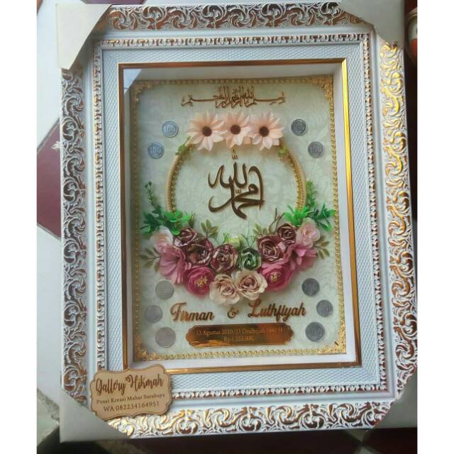 Mahar Akrilik Kaligrafi Ring Bucket Exclusive