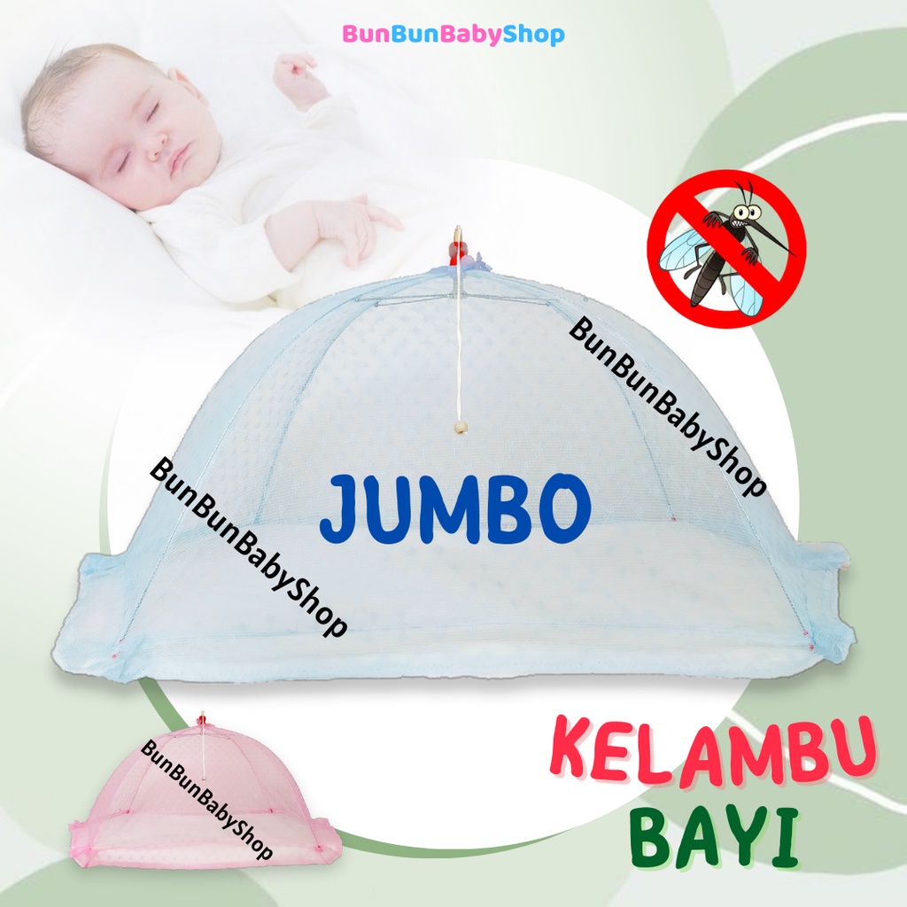 JUMBO Kelambu Bayi Kojong Perlengkapan Baru Lahir Newborn Peralatan Tidur Murah Lipat Baby New Born