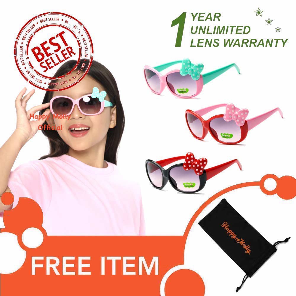 Kacamata Fashion Anak UV 400 (Design Korea) Laki-laki &amp; Perempuan - HM688 ( Group ) FREE Sarung