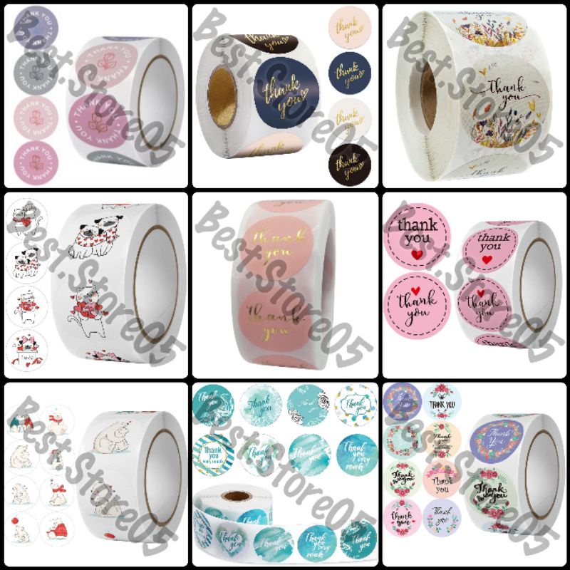 

Stiker Thank You | Stiker Segel (50pcs)
