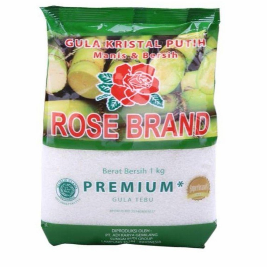 

Rose Brand Gula Pasir Putih Premium [1 kg]